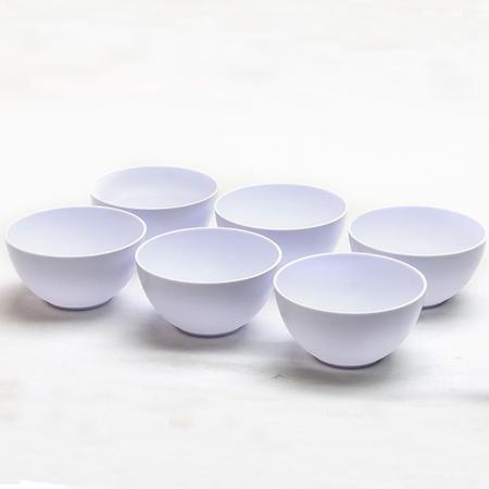 Imagem de Tigela Pequena Cumbuquinha de Plástico Branco Fosco Bowl Cumbuca para Cozinha Cinquetti