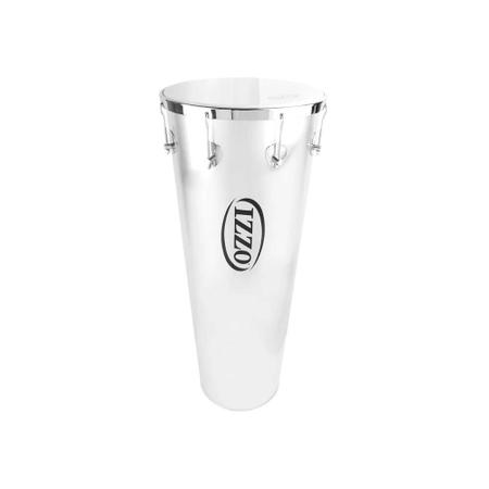 Timbal Conico 14x90 Alumínio Izzo Pele Leitosa 8 Afinadores Imagem de Timbal Conico 14x90 Alumínio Izzo Pele Leitosa 8 Afinadores