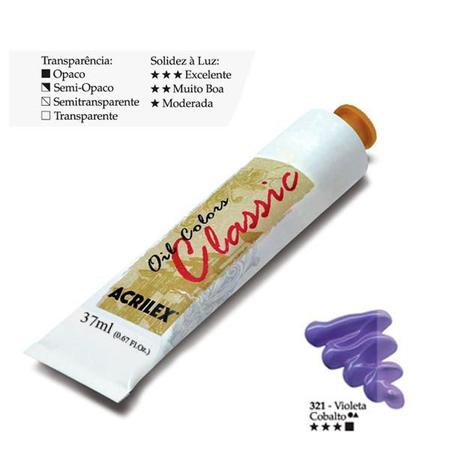 Imagem de Tinta a Oleo Classic 37ml Violeta Cobalto 321 ACRILEX