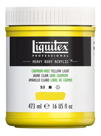 Imagem de Tinta Acrílica Artística Heavy Body 473ml Cadmium F Yellow