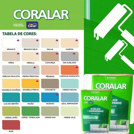 Tinta Acrilica Coral Anti Mofo 18 Litros _ Escolha A Cor Imagem de Tinta Acrilica Coral Anti Mofo 18 Litros _ Escolha A Cor