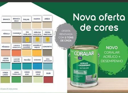 Tinta Acrilica Coral Anti Mofo 18 Litros _ Escolha A Cor Imagem de Tinta Acrilica Coral Anti Mofo 18 Litros _ Escolha A Cor