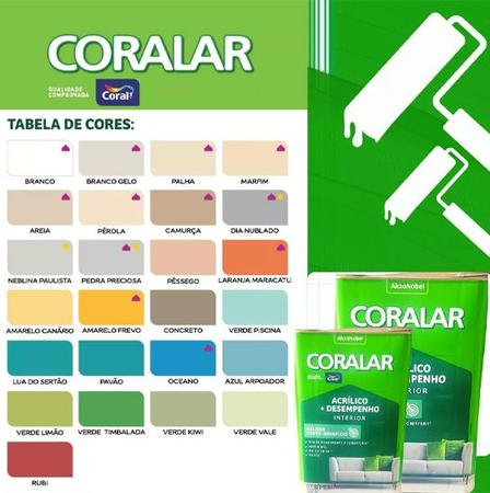 Tinta Acrilica Coral Anti Mofo 18 Litros _ Escolha A Cor Imagem de Tinta Acrilica Coral Anti Mofo 18 Litros _ Escolha A Cor