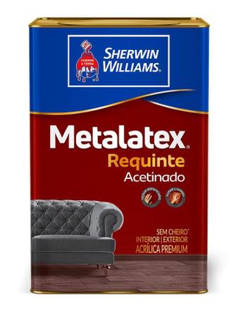 Imagem de Tinta acrilica premium 18l branco acetinado requinte metalatex - SHERWIN WILLIAMS