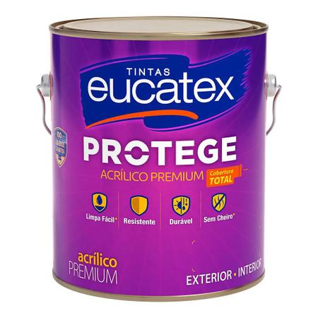 Imagem de Tinta Acrílica Premium Eucatex Cor Terracota Fosco Parede Melhor Escolha Alta Qualidade 3,6L