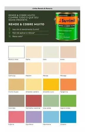 Tinta Acrílica Rende E Cobre Muito 18l Suvinil - Tinta para Parede /  Madeira / Aço - Magazine Luiza
