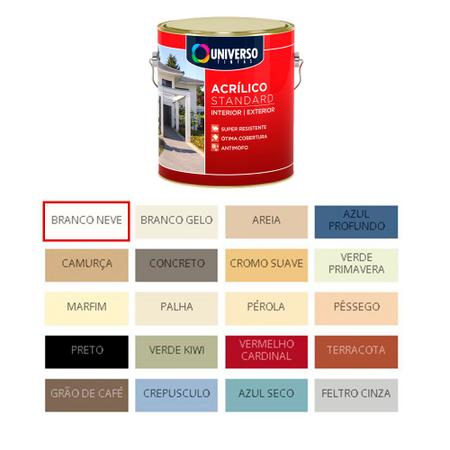 Tinta Interior Acrílica Econômica Xadrez Branco Neve 3l Sherwin Williams