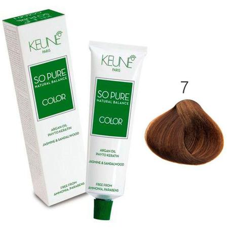 Imagem de Tinta Coloração Keune So Pure 60ml 7 Louro Médio