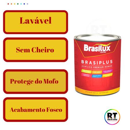 Imagem de Tinta de Parede Verdes 800ml Brasiplus Fosca