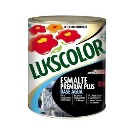 Imagem de Tinta Esmalte Sintético Base Água 900ml Lukscolor - Cores