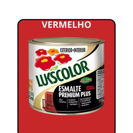 Imagem de Tinta Esmalte Sintético Brilhante 225ml Lukscolor Cores