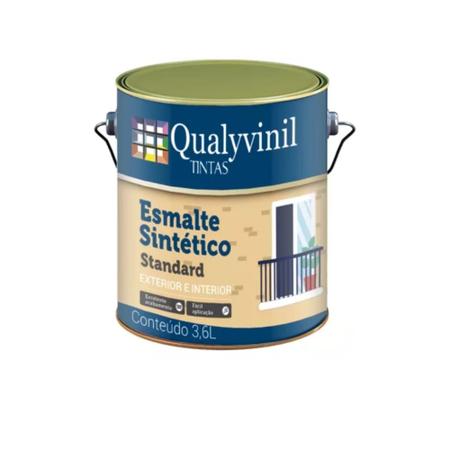 Tinta Esmalte Standard de 3.6l Ótima Aplicação Qualyvinil Decoração Imagem de Tinta Esmalte Standard de 3.6l Ótima Aplicação Qualyvinil Decoração