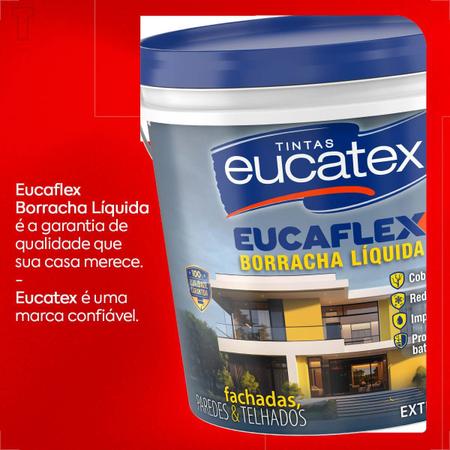 Imagem de Tinta eucatex eucaflex borracha liquida 4kg elephant