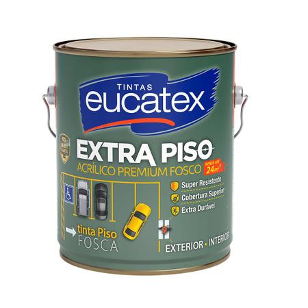 Imagem de Tinta extra piso grafeno cinza fosco premium 3,6lt eucatex