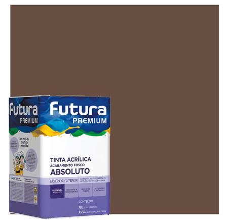 Imagem de Tinta Latex Acrílica Fosco Premium Absoluto Futura 18l Cores
