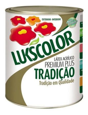 Imagem de Tinta Latex Lukscolor 900ml 1/4 Diversas Cores E Branco