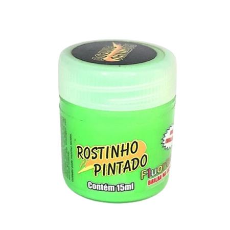 Imagem de Tinta liquida para pintura facial Verde Fluor 15 ml