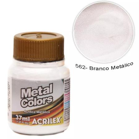 Imagem de Tinta Metal Colors Acrilex 37ml Acírilica Metalica + Nota Fiscal