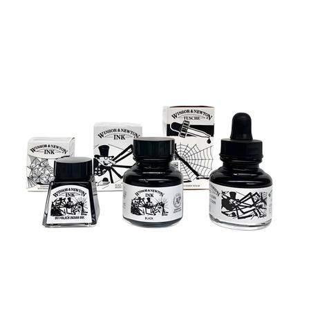 Imagem de Tinta Nanquim Winsor & Newton Preta 250ml Black Indian Ink