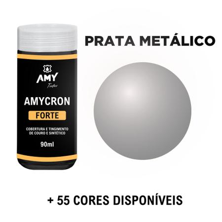 Imagem de Tinta para Couro 90ml Amycron Sapatos Bolsas Volante Banco Sofá Calçados Cadeira