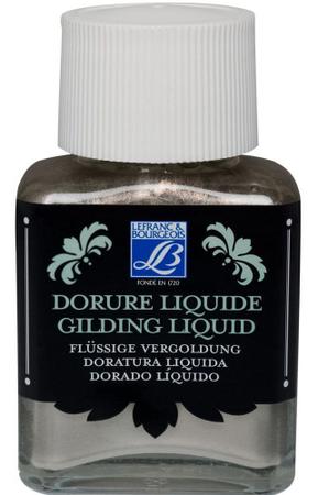 Tinta Para Douração Líquida Lefranc & Bourgeois 75ml Peltre Imagem de Tinta Para Douração Líquida Lefranc & Bourgeois 75ml Peltre