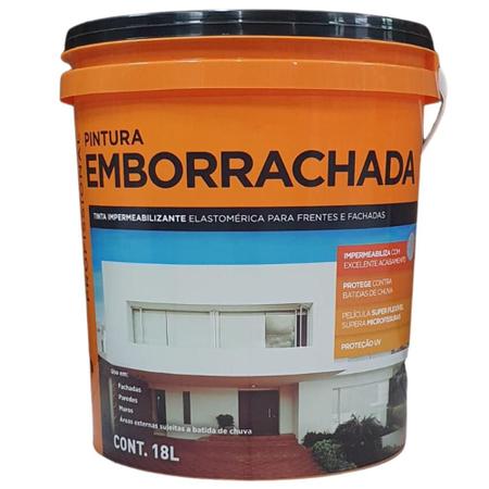 Tinta Pintura Emborrachada Premium Hydronorth Branco 18 Litros Imagem de Tinta Pintura Emborrachada Premium Hydronorth Branco 18 Litros