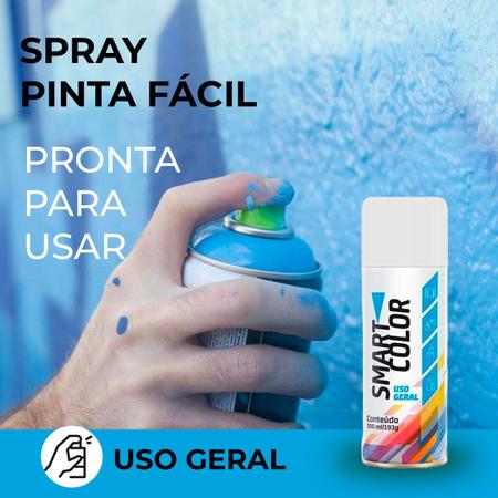 Imagem de Tinta Spray 300ml Smart Color Smart Color Branco Brilhante