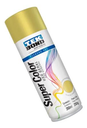 Imagem de Tinta Spray 350 Ml Super Color Uso Geral Dourado (TEKBOND)