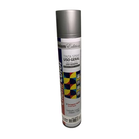 Tinta Spray Alumínio para Rodas Chemicolor 250ml TecBril Imagem de Tinta Spray Alumínio para Rodas Chemicolor 250ml TecBril