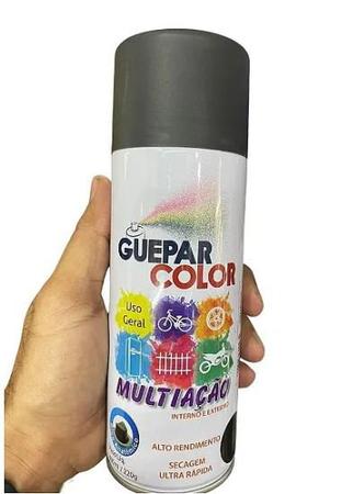 Imagem de Tinta Spray Multiação Guepar Color 400ml Preto Fosco