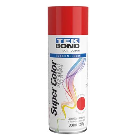 Imagem de Tinta spray para uso geral 350 ml - Super color Tekbdond - TekBond