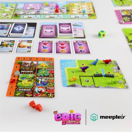 Place Games Tiny Epic Dinosaurs Jogo de Tabuleiro Meeple BR