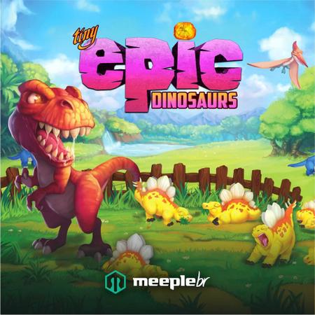 Baixar Cena de jogo de tabuleiro de dinossauros pré-históricos