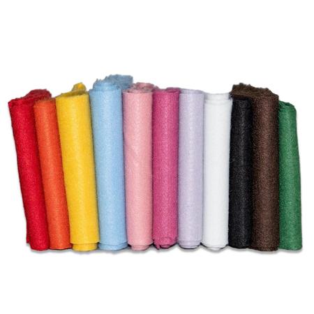 Tira De Feltro Artesanato Liso Cor Rosa 10Cmx140Cm - SF Imagem de Tira De Feltro Artesanato Liso Cor Rosa 10Cmx140Cm
