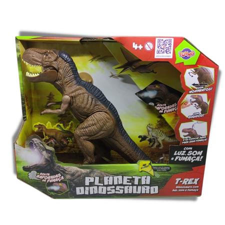 Tiranossauro Rex - Dinossauro - Luz, Som e Fumaça - Toyng - Ref 42492 -  Zambra