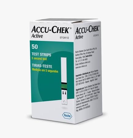 Imagem de Tiras Para Medição de Glicose Accu-Chek Active 50Und - Roche