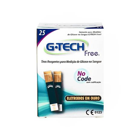 Imagem de Tiras Reagentes G-Tech Free Com 25 Unidades Ref:125