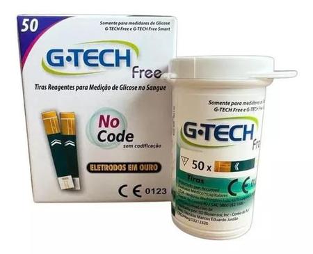 Imagem de Tiras Reagentes G-Tech Free Embalagem com 50 unidades - GTECH