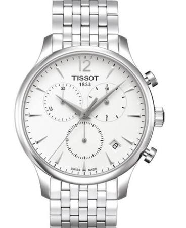 Tissot Tradition Branco Chronograph T063.617.11.037.00 Swiss