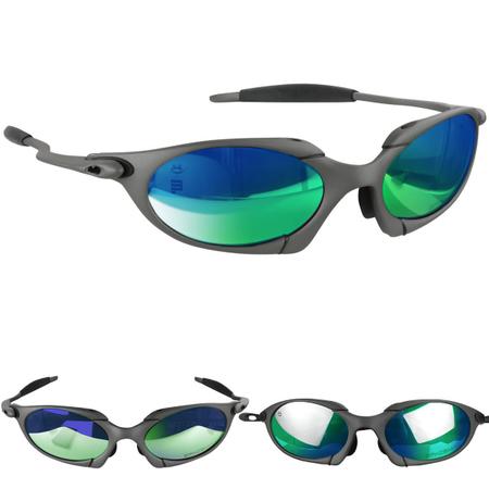 Imagem de Título 4: oculos sol mandrake proteção uv lupa metal + case Black Iridium polarizado presente casual