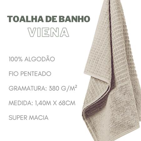 Toalha Avulsa de Banho 100% Algodao Hipoalergenica Super Macia Viena - Iv Enxovais Imagem de Toalha Avulsa de Banho 100% Algodao Hipoalergenica Super Macia Viena - Iv Enxovais