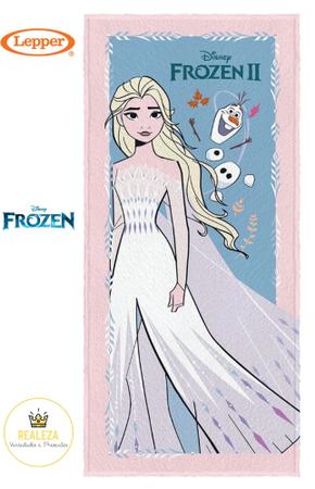 Toalha Banho Felpuda infantil 70x140cm frozen