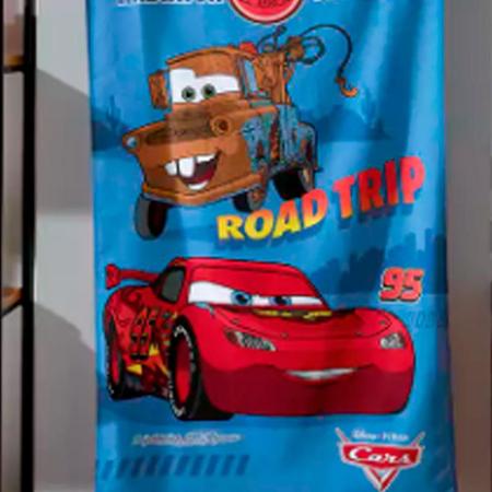 Toalha De Banho Carros 3 Felpuda Infantil Personagens em Promoção