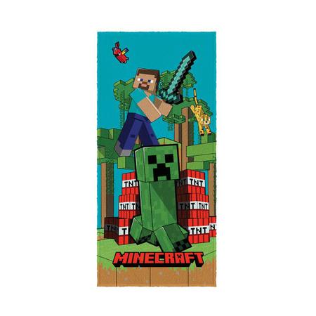 Imagem de Toalha de Banho Infantil Minecraft