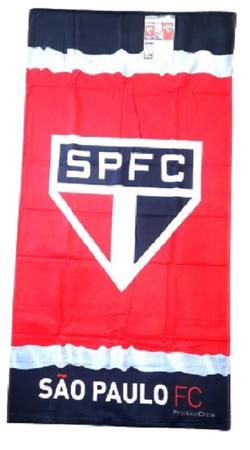 Toalha de Banho Times de Futebol São Paulo - Linha Licenciados - 70cm x 1,40 REF: 207556 Imagem de Toalha de Banho Times de Futebol São Paulo - Linha Licenciados - 70cm x 1,40 REF: 207556