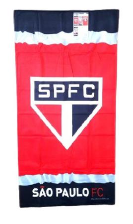 Toalha de Banho Times de Futebol São Paulo - Linha Licenciados - 70cm x 1,40 REF: 207556 Imagem de Toalha de Banho Times de Futebol São Paulo - Linha Licenciados - 70cm x 1,40 REF: 207556