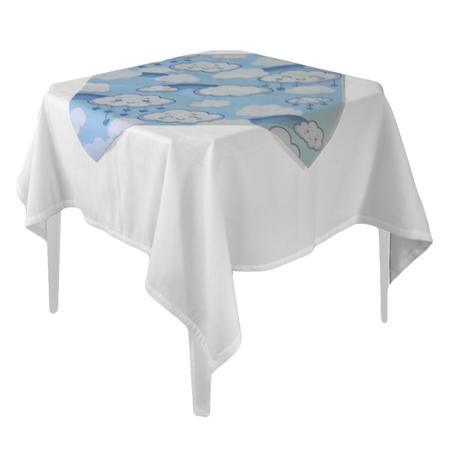 Imagem de Toalha de Mesa Chuva de Benção Azul Tnt 70cm x 70cm - 5 Un.