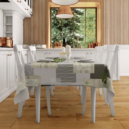 Imagem de Toalha de Mesa para Cozinha Plástico Protetora Impermeável Térmica 1,40x2,10M