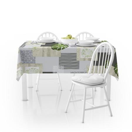 Imagem de Toalha de Mesa para Cozinha Plástico Protetora Impermeável Térmica 1,40x2,10M