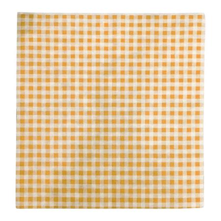 Toalha de mesa xadrez laranja (2,50 x 1,40) - Kasa57 - kasa 57